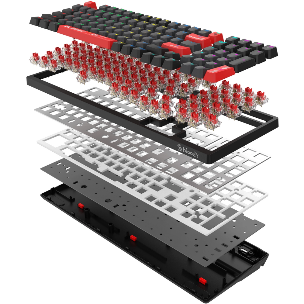 Клавиатура Bloody WS98 Sports Red - фото 12