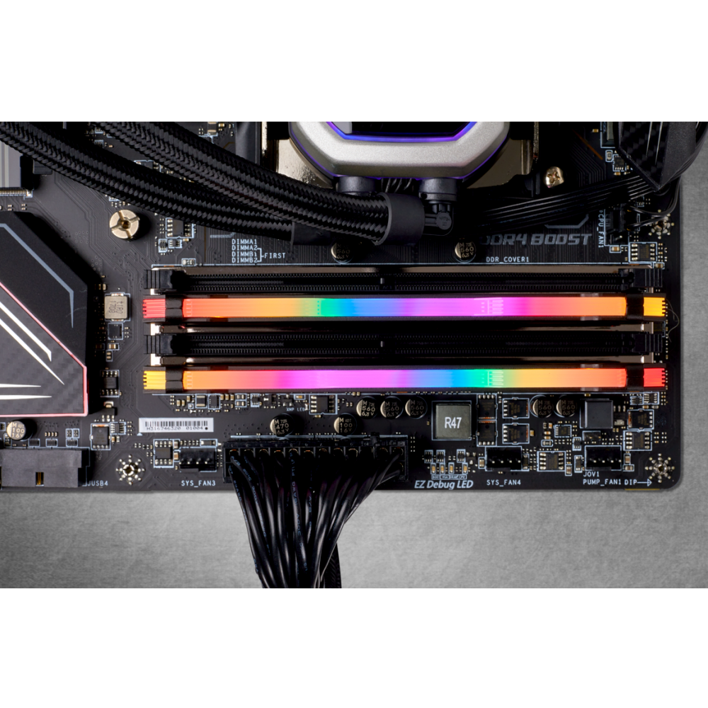 Оперативная память 16GB DDR4 4000MHz Corsair Vengeance RGB PRO (CMW16GX4M2Z4000C18) (2x8GB KIT) - фото 2