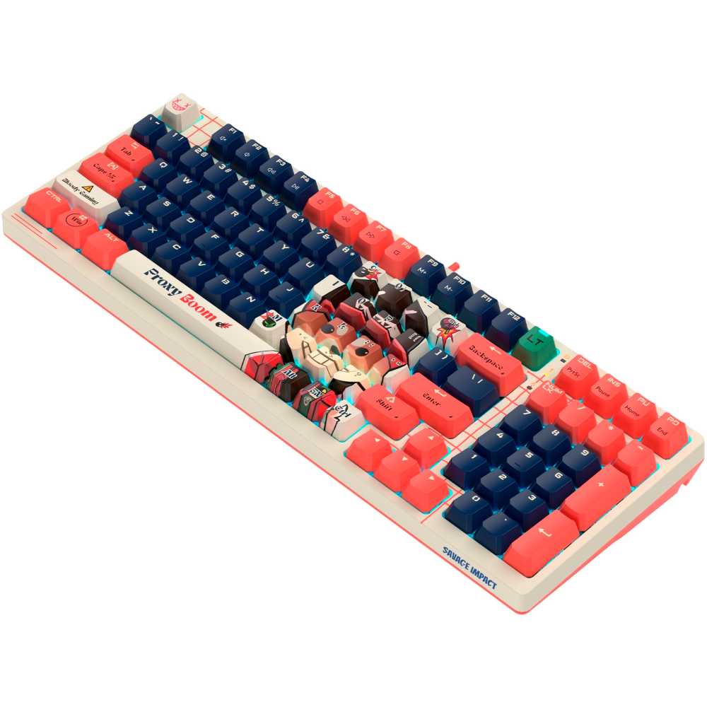 Клавиатура Bloody AT98 Proxy Boom Biege/Red - 4711421000765 - фото 6