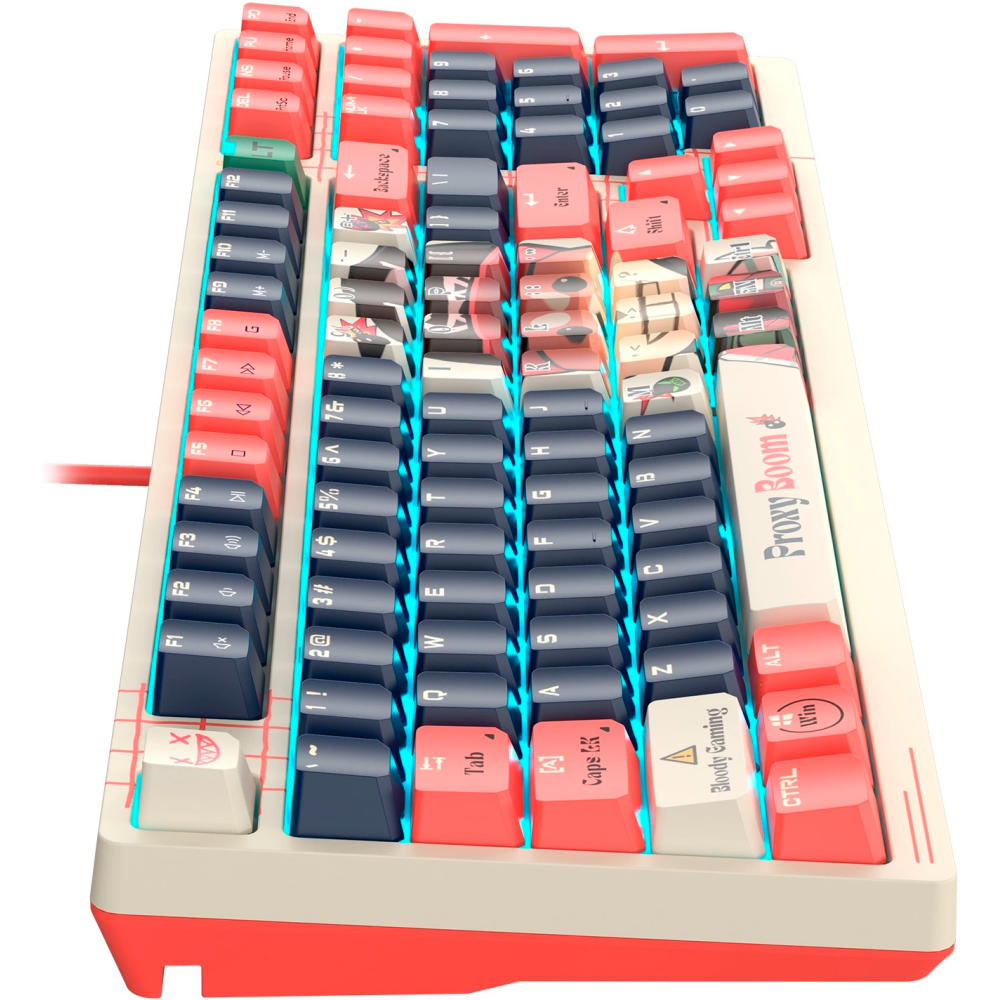 Клавиатура Bloody AT98 Proxy Boom Biege/Red - 4711421000765 - фото 11