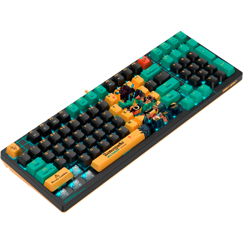 Клавиатура Bloody AT98 Renegade Black/Green - 4711421000758 - фото 5