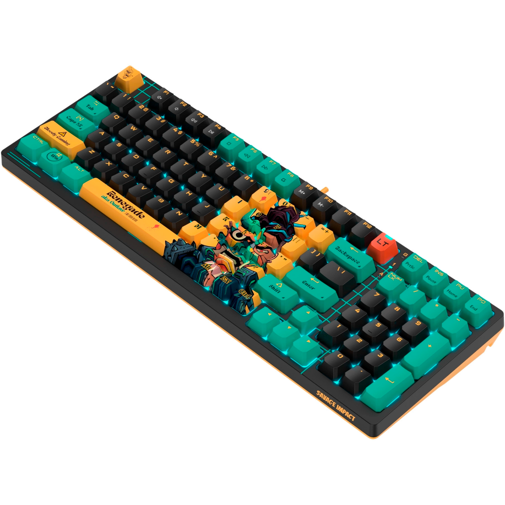 Клавиатура Bloody AT98 Renegade Black/Green - 4711421000758 - фото 6