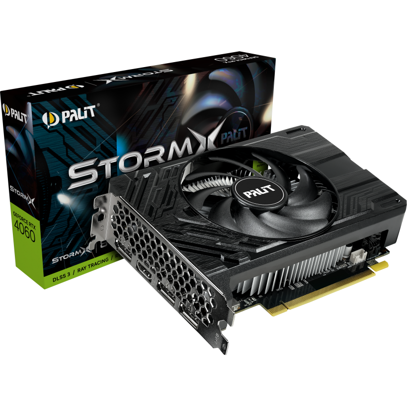 Видеокарта NVIDIA GeForce RTX 4060 Palit StormX 8Gb (NE64060019P1-1070F V1) - фото 7