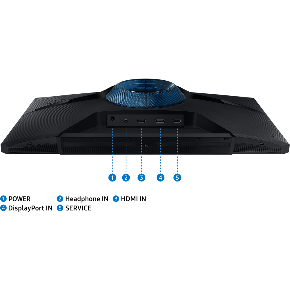 Монитор Samsung 24" LS24DG300EIXCI Odyssey G3 - фото 20