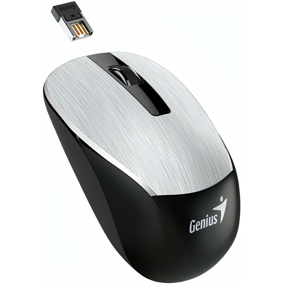 Мышь Genius NX-7015 Silver/Black - 31030019404 - фото 2