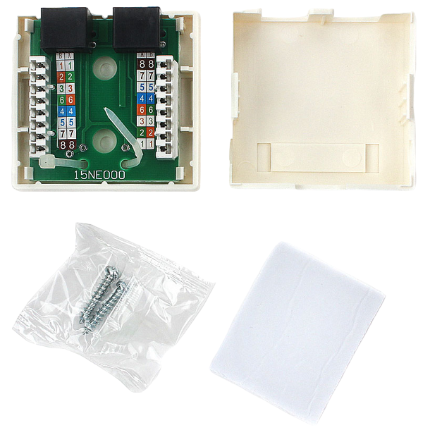 Розетка RJ-45 Gembird NAS214 - фото 3