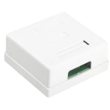 Розетка RJ-45 Hyperline SB1-2-8P8C-C6-WH