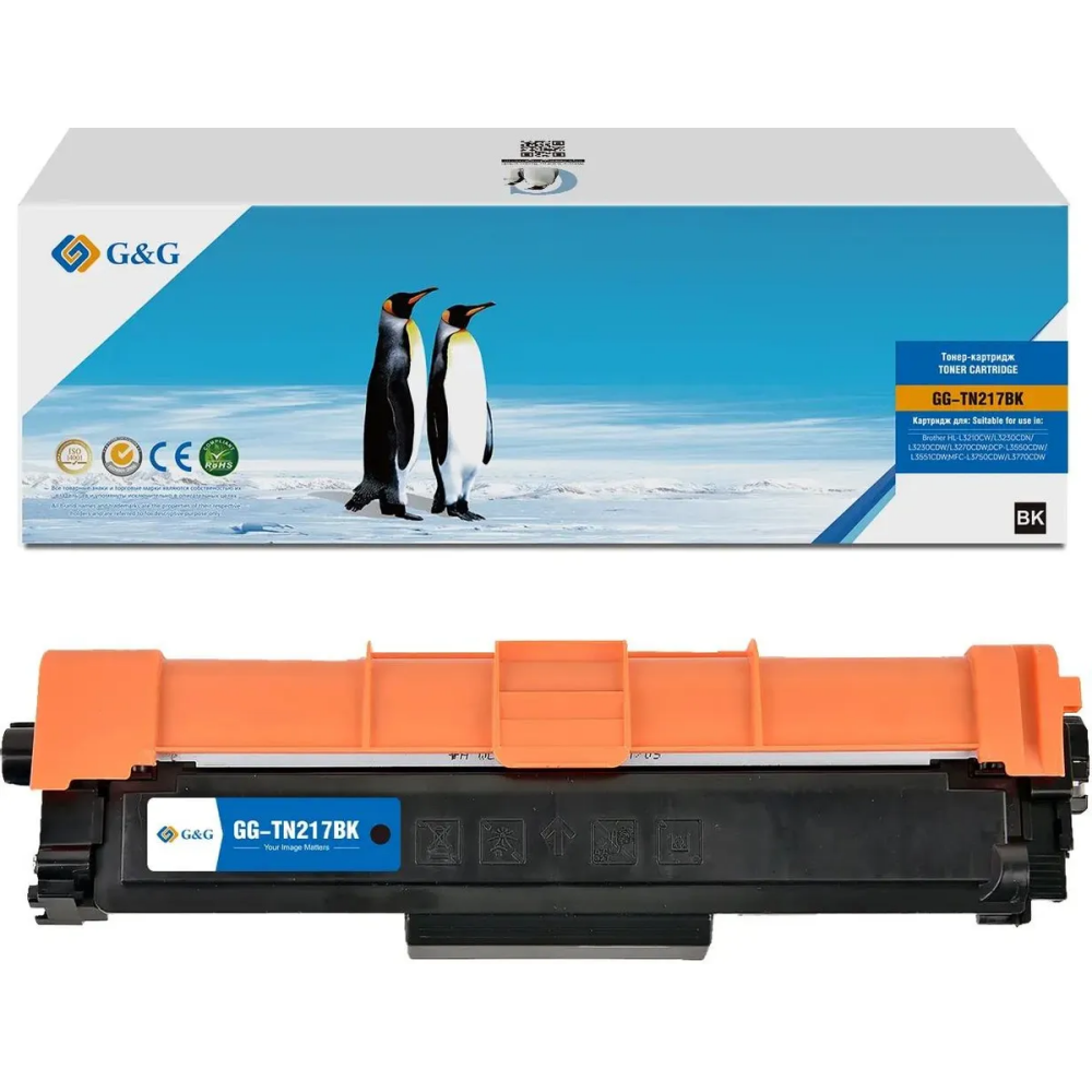 Картридж G&G GG-TN217BK Black