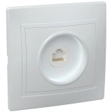 Розетка RJ-45 IEK КВАРТА EKK10-K01-DM