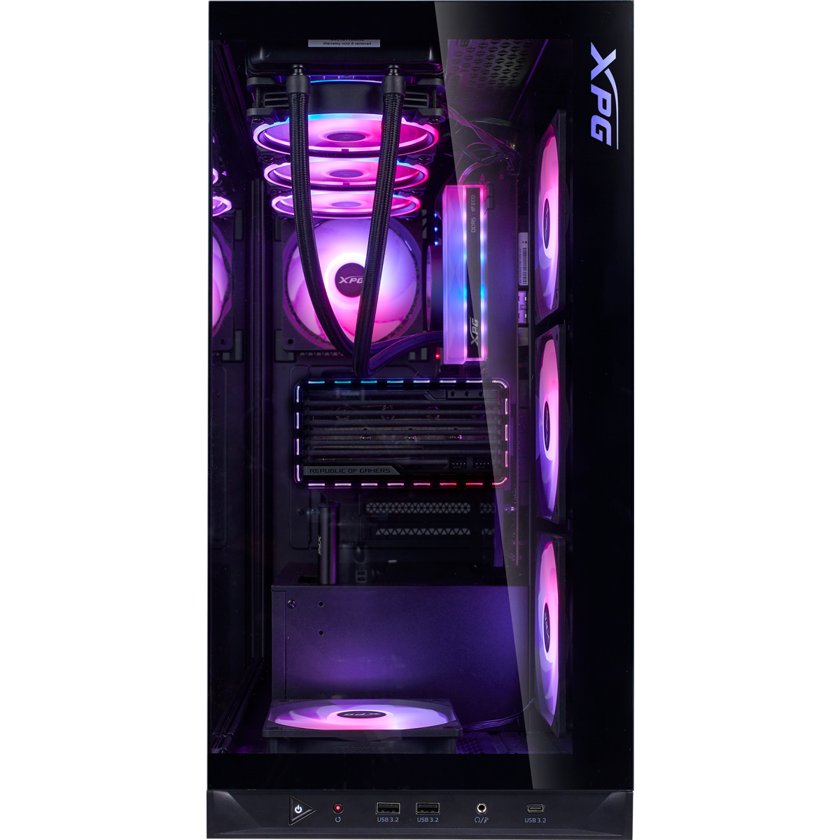 Корпус ADATA XPG INVADER X BTF Black - INVADERXBTFMT-BKCWW - фото 5