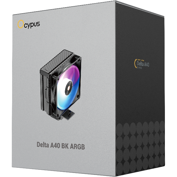 Кулер Ocypus Delta A40 BK ARGB - Delta-A40-BK1NAWN00X-GL - фото 9