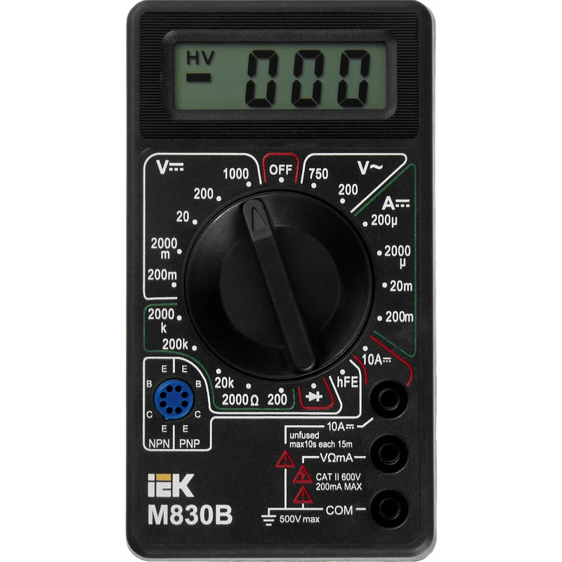 Мультиметр IEK UNIVERSAL M830B - TMD-2B-830