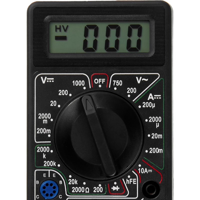 Мультиметр IEK UNIVERSAL M830B - TMD-2B-830 - фото 3