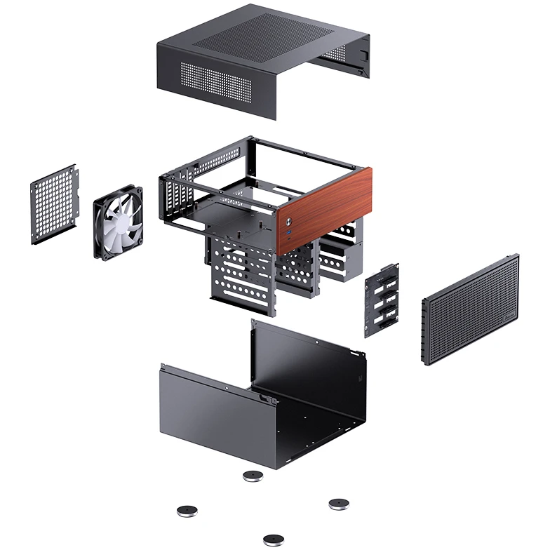 Корпус Jonsbo N4 Black - фото 6