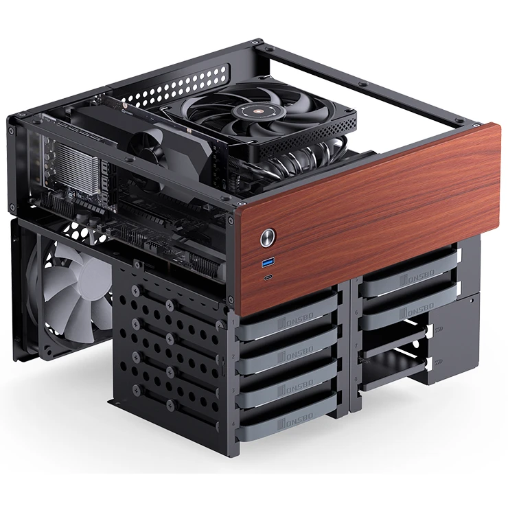 Корпус Jonsbo N4 Black - фото 9