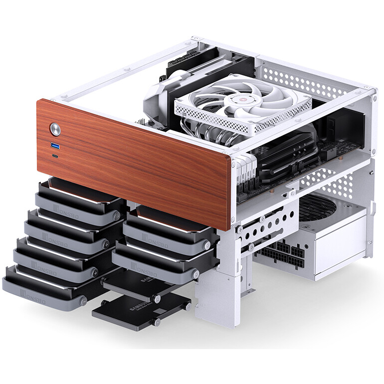 Корпус Jonsbo N4 White - фото 10