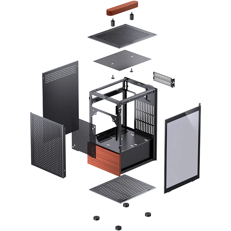 Корпус Jonsbo T6 Black - фото 9
