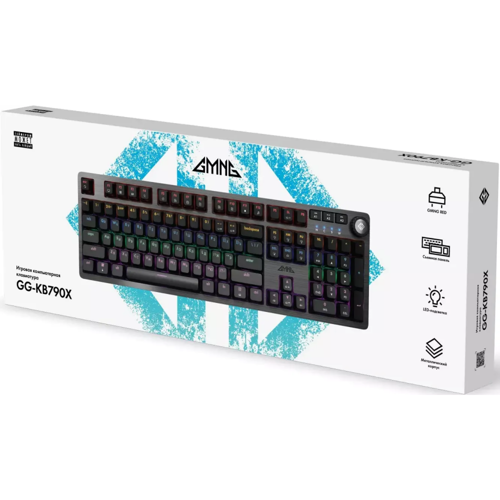 Клавиатура GMNG GG-KB790X Black/Grey - 1913918 - фото 3