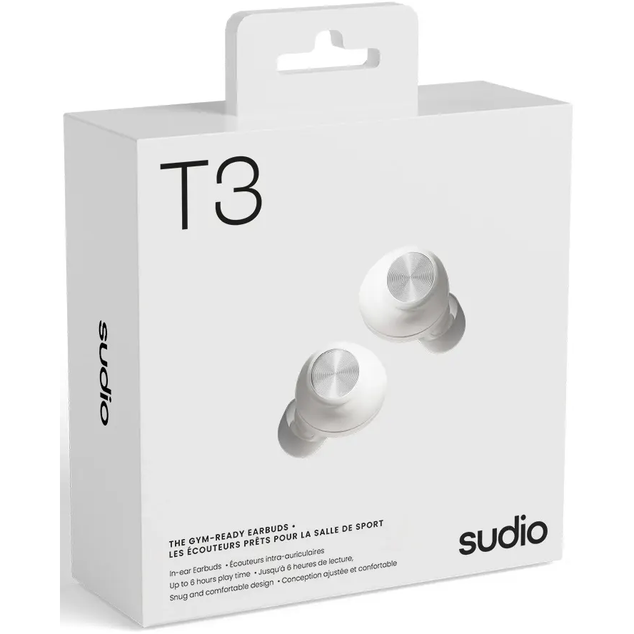 Гарнитура Sudio T3 White - T3WHT - фото 4