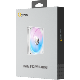 Вентилятор для корпуса Ocypus Delta F12 ARGB White (Delta-F12-WH ARGB)