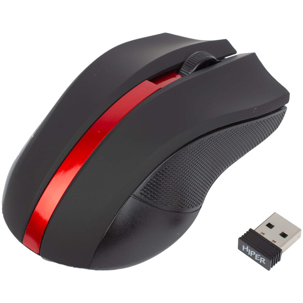 Мышь HIPER HOMW-073 Black/Red - фото 3