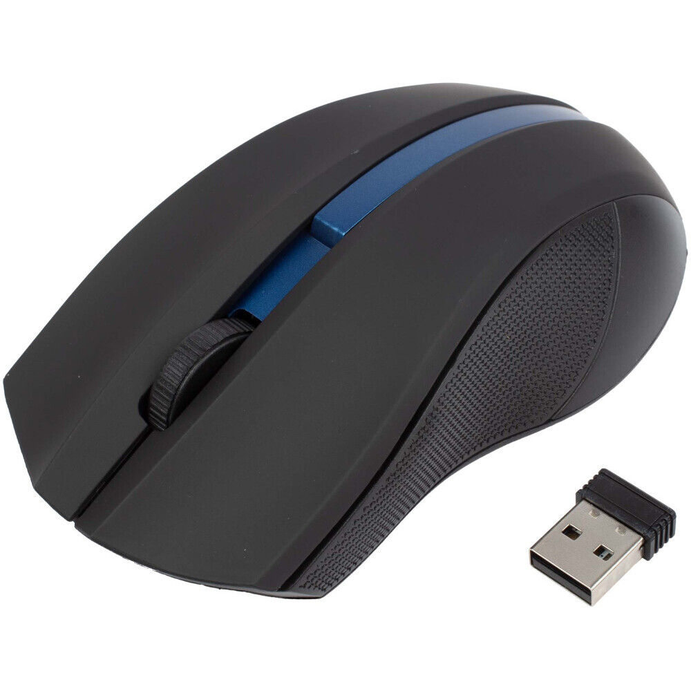 Мышь HIPER HOMW-074 Black/Blue - фото 4