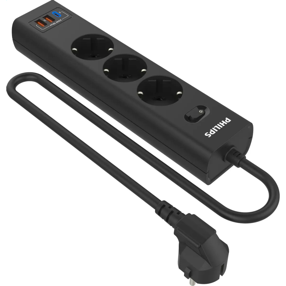 Сетевой фильтр Philips CHP4336BB 3м