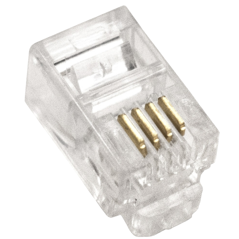 Коннектор RJ-11 ExeGate PL11-4P4C-100 - EX293762RUS