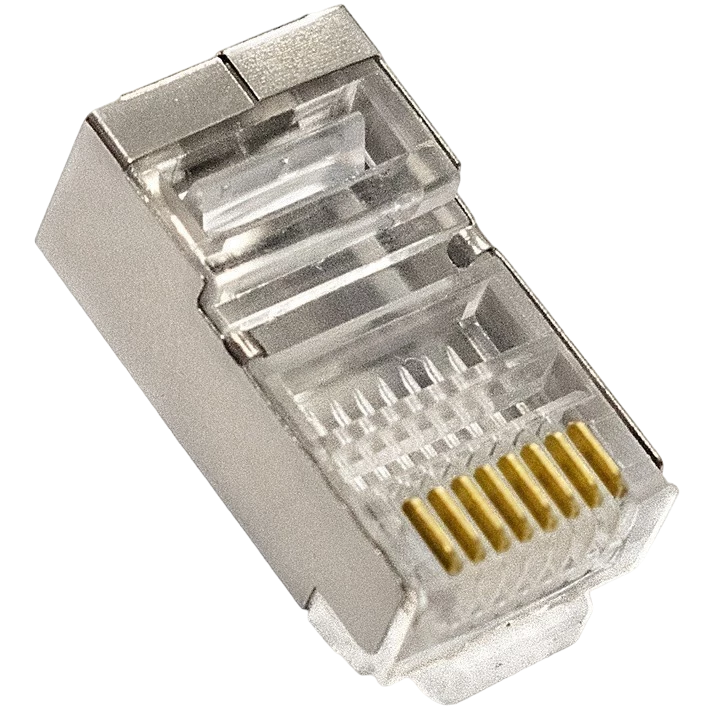Коннектор RJ-45 ExeGate PL45-C5-8P8C-SH-100, 100 шт.