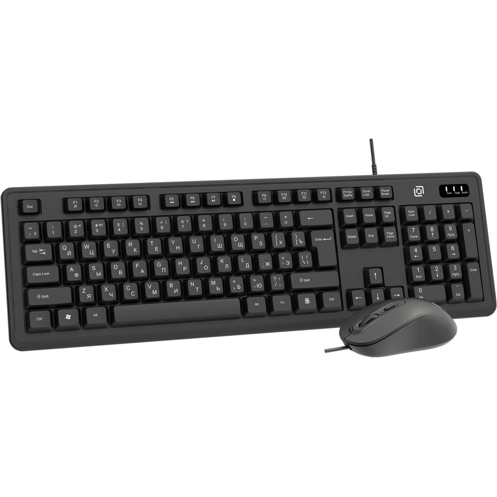 Клавиатура + мышь Oklick S605 Black - фото 4