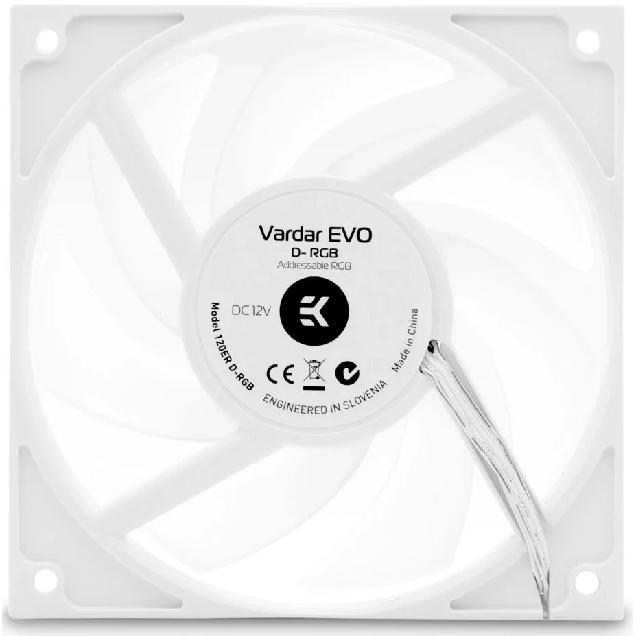 Вентилятор для радиатора СЖО EKWB EK-Vardar EVO 120ER D-RGB White - 3831109825372 - фото 2