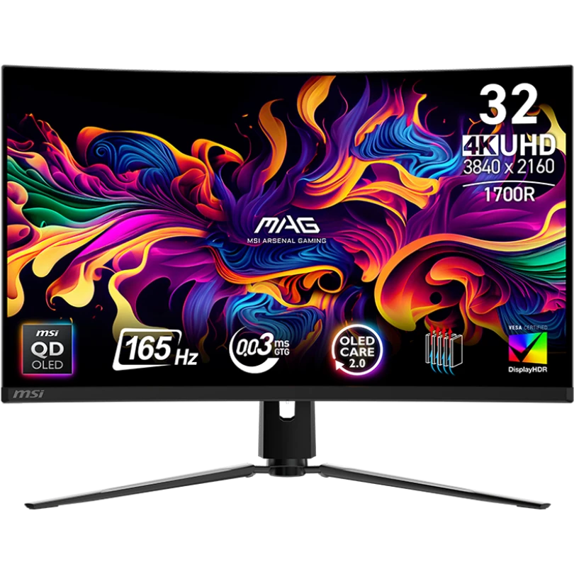Монитор MSI 32" MAG 321CUP QD-OLED - 9S6-3DD54T-003