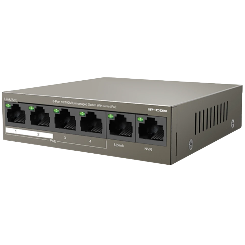 Коммутатор (свитч) IP-COM F1106P-4-63W - фото 2