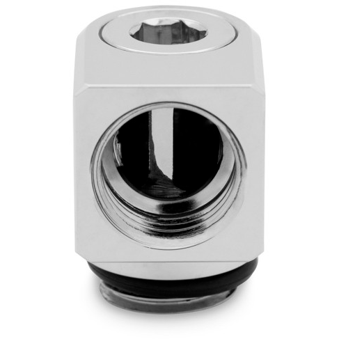 Угловой фитинг для СЖО EKWB EK-Quantum Torque Micro Rotary 90° - Nickel (3831109849668) - фото 2