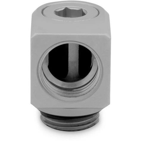 Угловой фитинг для СЖО EKWB EK-Quantum Torque Micro Rotary 90° - Satin Titanium (3831109849699) - фото 2