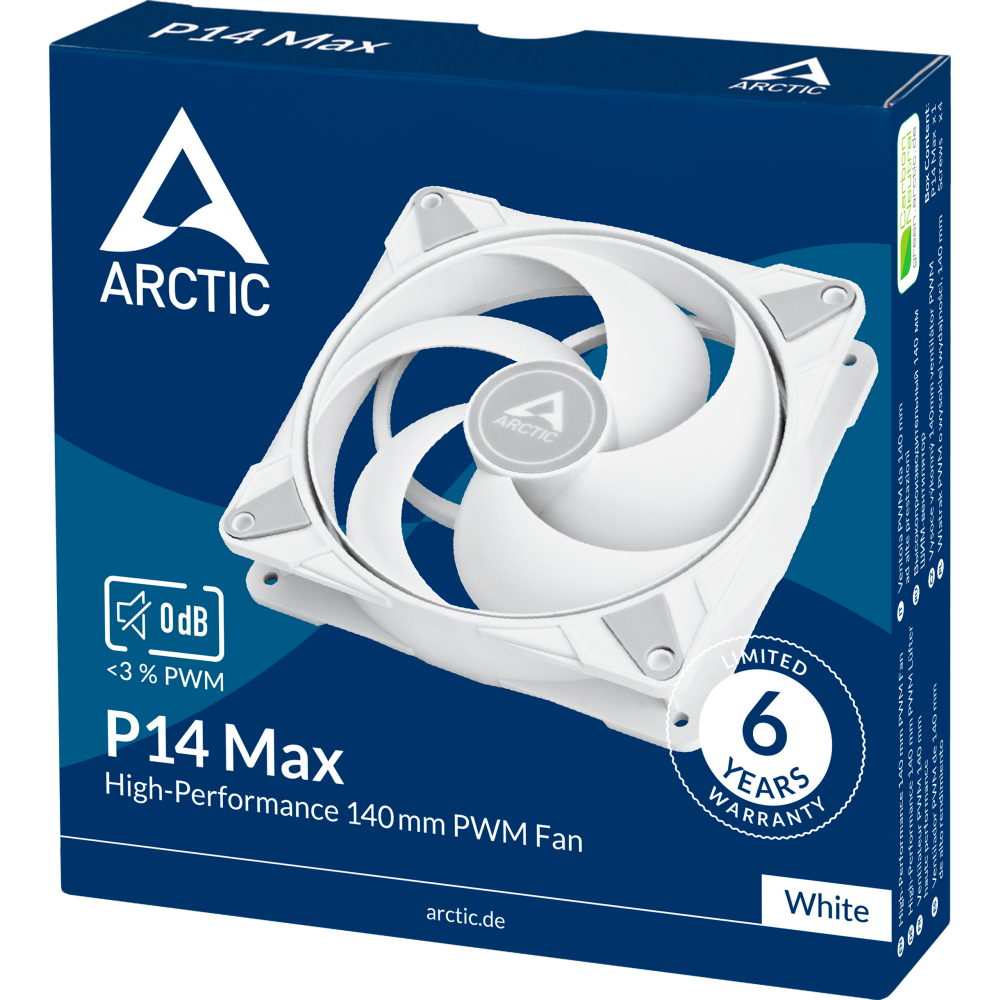 Вентилятор для корпуса Arctic P14 Max White - ACFAN00304A - фото 5