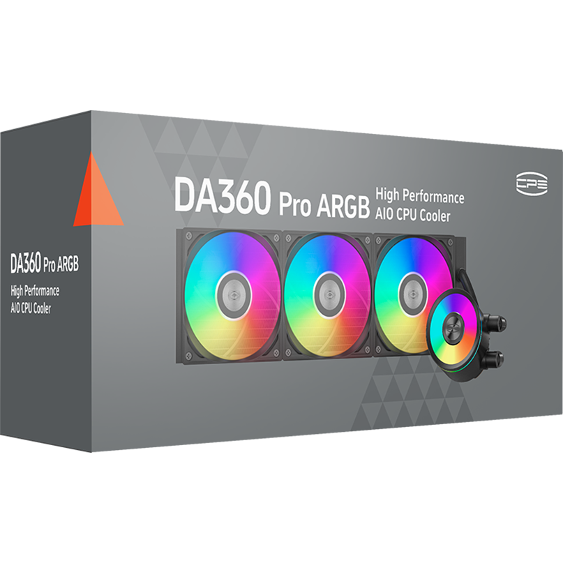 Система жидкостного охлаждения PCcooler DA360 Pro ARGB BK - фото 7