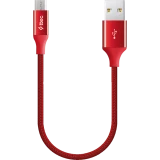 Кабель USB A (M) - microUSB B (M), 0.3м, ttec 2DK25K Red