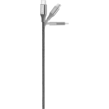 Кабель USB Type-C - USB Type-C, 0.3м, ttec 2DK50UG Space Grey