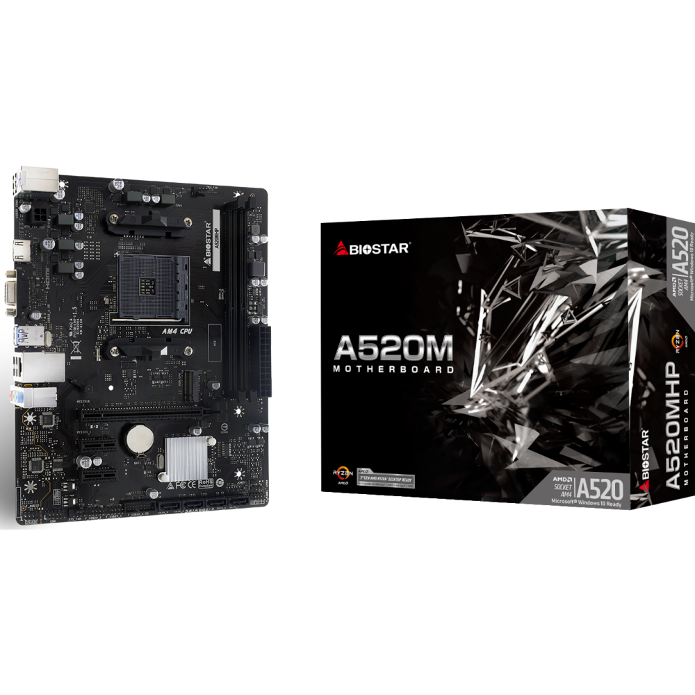 Материнская плата Biostar A520MHP - фото 4