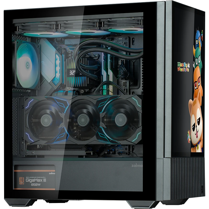 Корпус Zalman Z10 DS Black - фото 5