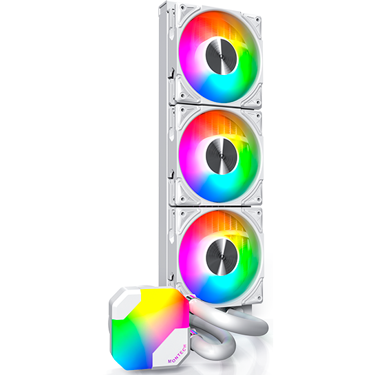 Система жидкостного охлаждения MONTECH HyperFlow ARGB 360 White - фото 2