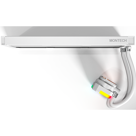 Система жидкостного охлаждения MONTECH HyperFlow ARGB 360 White - фото 4