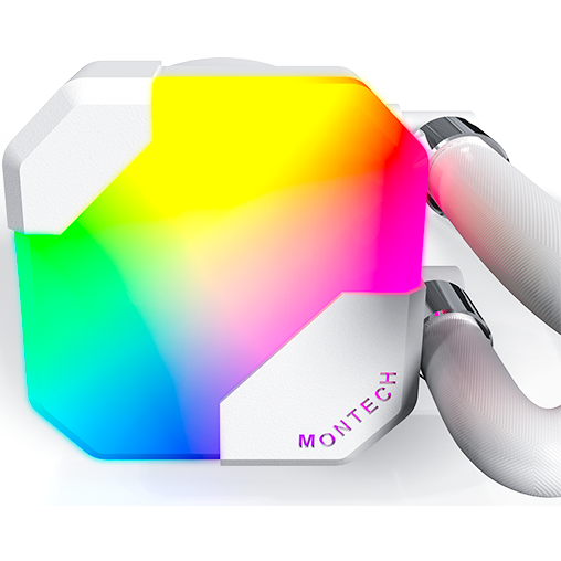 Система жидкостного охлаждения MONTECH HyperFlow ARGB 360 White - фото 5