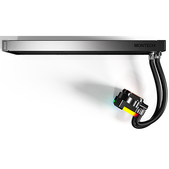 Система жидкостного охлаждения MONTECH HyperFlow ARGB 360 Black - фото 4