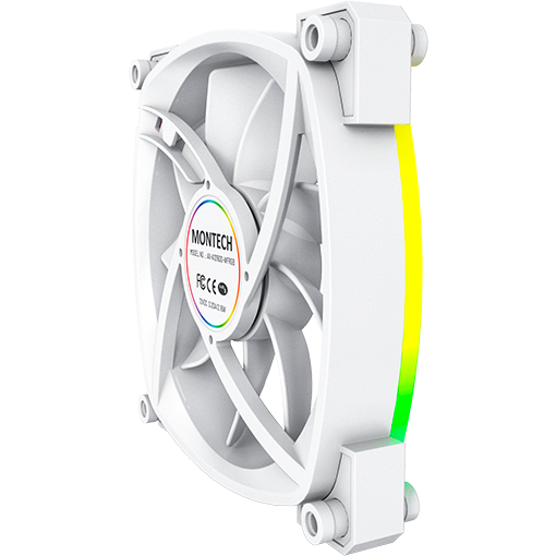 Вентилятор для корпуса MONTECH AX120 PWM WHITE (3 шт.) - AX120 PWM WHITE 3 IN 1 - фото 6