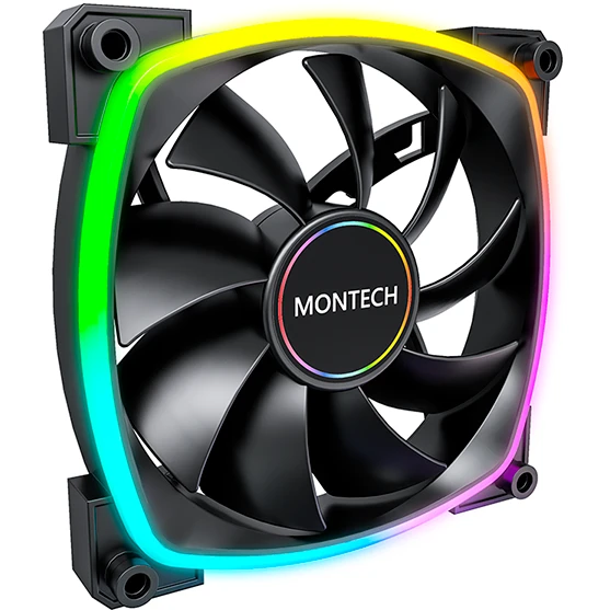 Вентилятор для корпуса MONTECH AX140 PWM BLACK - фото 2