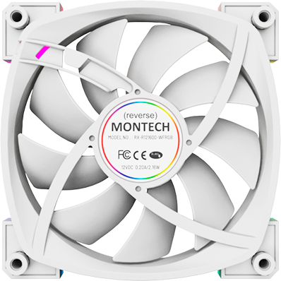Вентилятор для корпуса MONTECH RX120 PWM WHITE - фото 3
