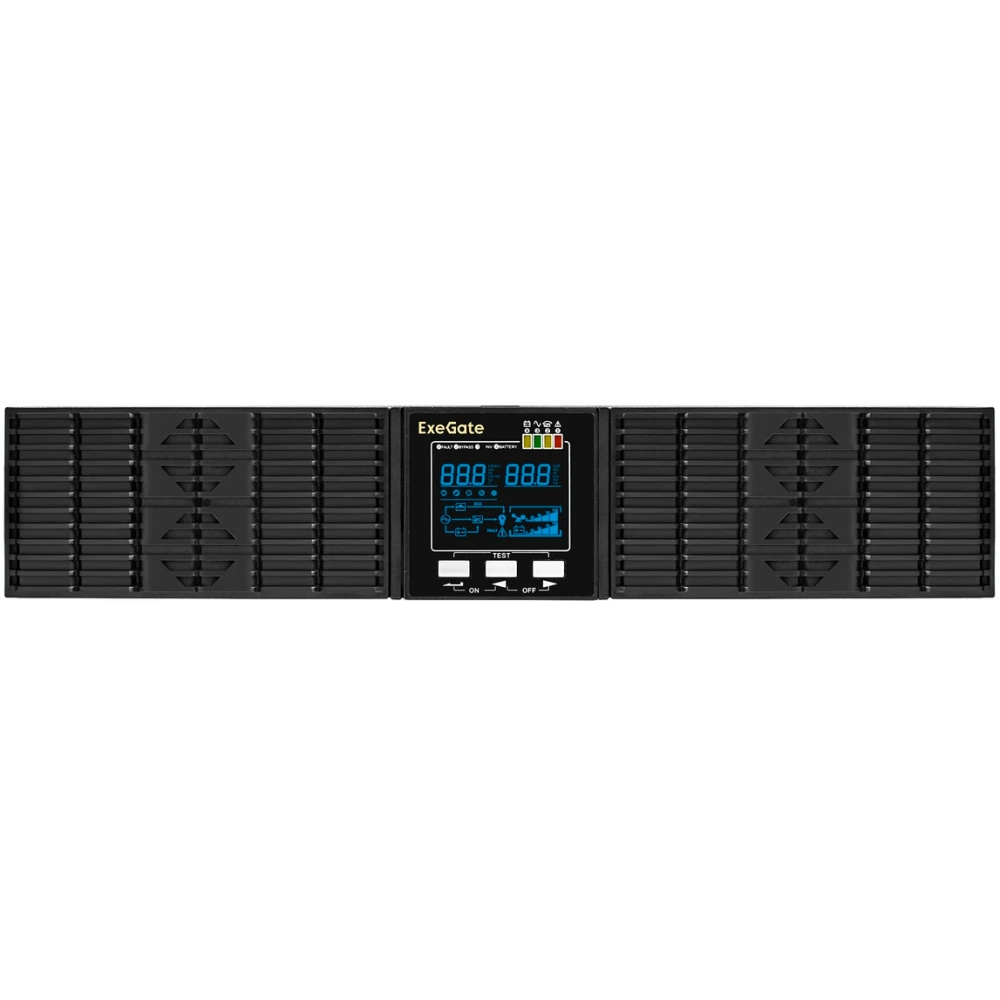 ИБП ExeGate PowerExpert ULS-575-6kVA.LCD.AVR.T.USB.RS232.SNMP.2U - EX296959RUS - фото 2