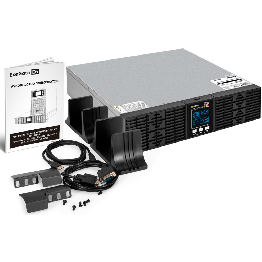 ИБП ExeGate PowerExpert ULS-575-6kVA.LCD.AVR.T.USB.RS232.SNMP.2U - EX296959RUS - фото 7